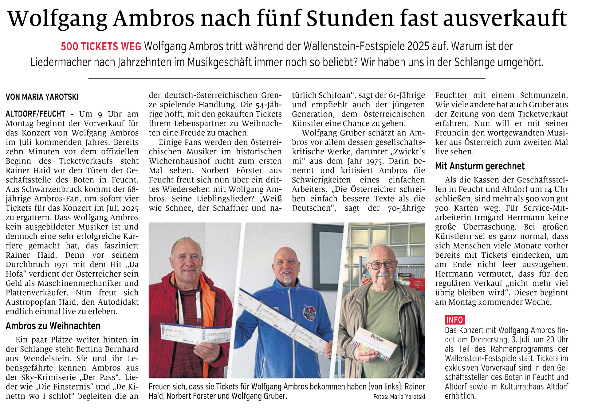 Ambros Pur! in Oberschleißheim