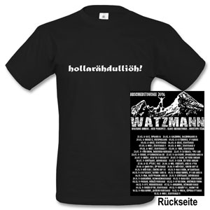Watzmann-Tourshirt Ausverkauf